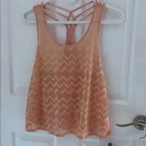 Coral tank top
